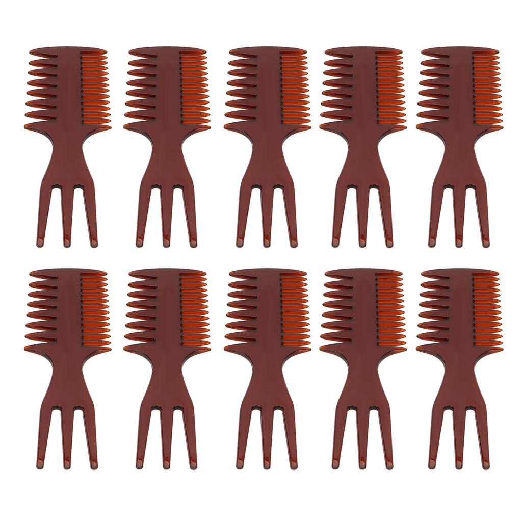 10pcs Styling Hair Comb Portable Compact Ergonomic Styling Round Edge Wide Teeth Comb for Men Boys