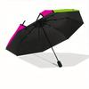 1pc Crayon Shin-chan Chibi Monster Automatic Open/Close Umbrella Sturdy Iron Frame, Compact Travel Umbrella - Perfect Gift for Women, Men,  a0829125
