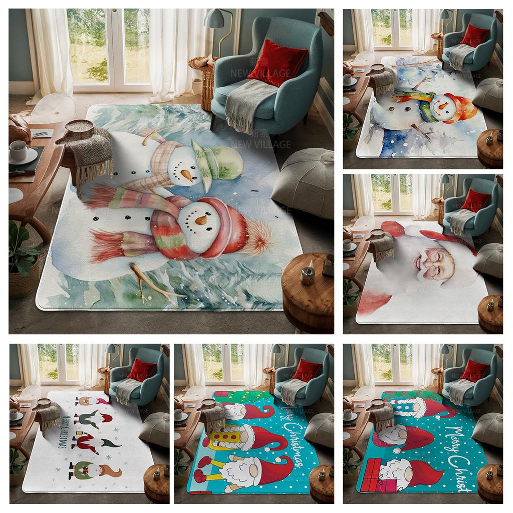 Koberec ke vchodu do domu Rohožka ke dveřím do domu Obývací pokoj Vana Koupelna Protiskluzové koberce s absorpcí vody vana Veselé Vánoce zima