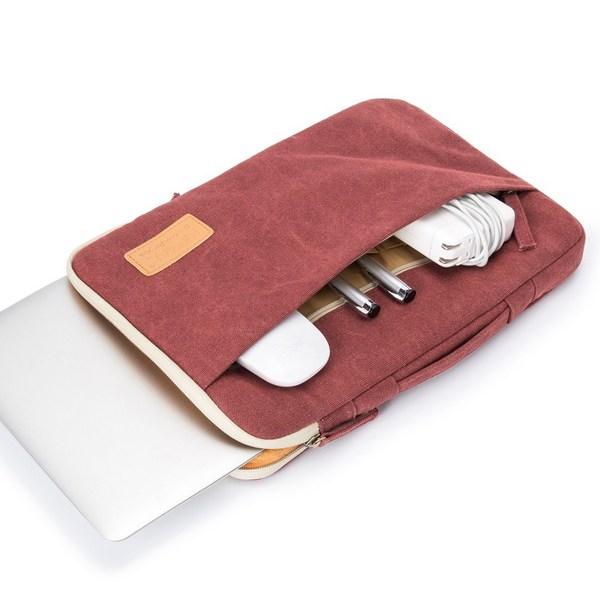Kinmac 360 Shield Laptop Pouch, Burgundy