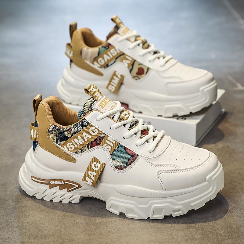 New Fashion New Men's Fashion Casual Low Top Sports Shoes Students Thick Sole Comfortable Sneakers Boys Male Classic Breathable Basketball Shoes