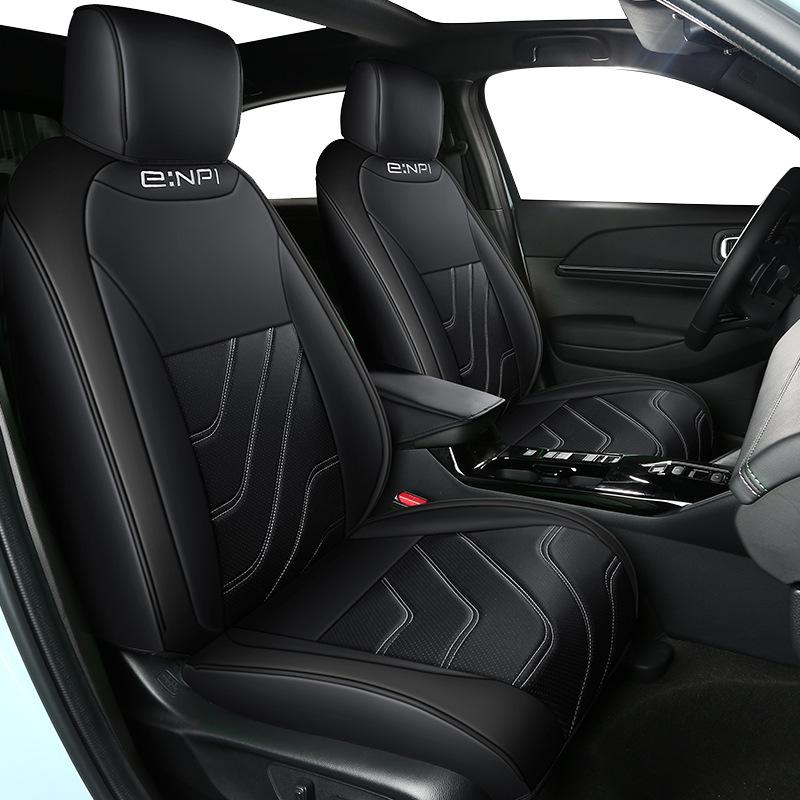 Universal Wear-Resistant Leather 5-Seat Car Cushion for Ji Pai 1