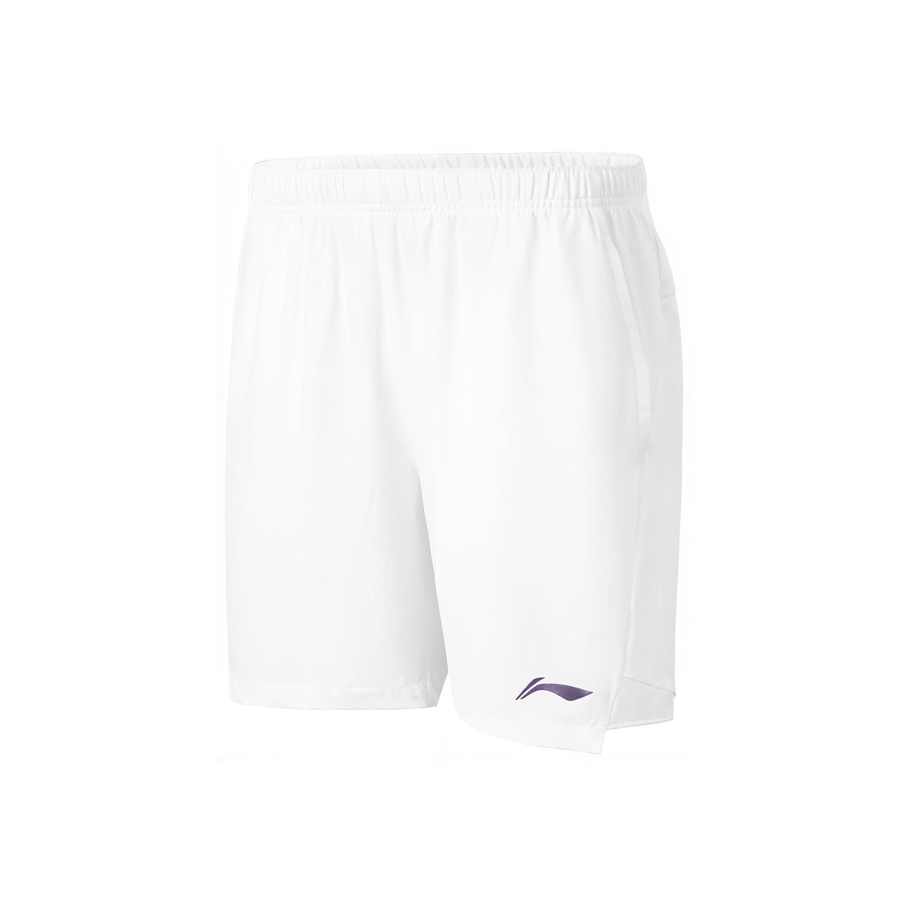 Li Ning Badminton Collection Sports Shorts Unisex Standard White AAPU129-2 3XL