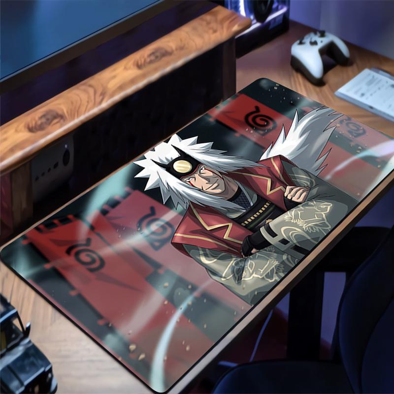 

Mouse Pad Gamer Anti-slip Anime Desk Mat Gaming PC Accessories Tablet Pad Naruto Jiraiya Large HD Mousepad Extended Keyboard Mat 30x60x0.2cm