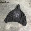 RogueWave Loose Oversized Sweatshirt Tops 100%Cotton Printed Pullover Hoodies For Men