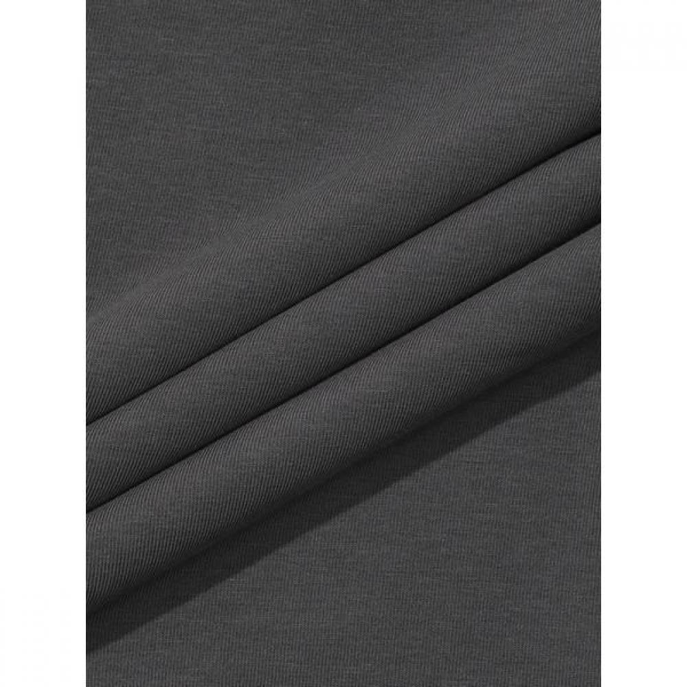 CuTouT Crop Long T shirT  Charcoal 