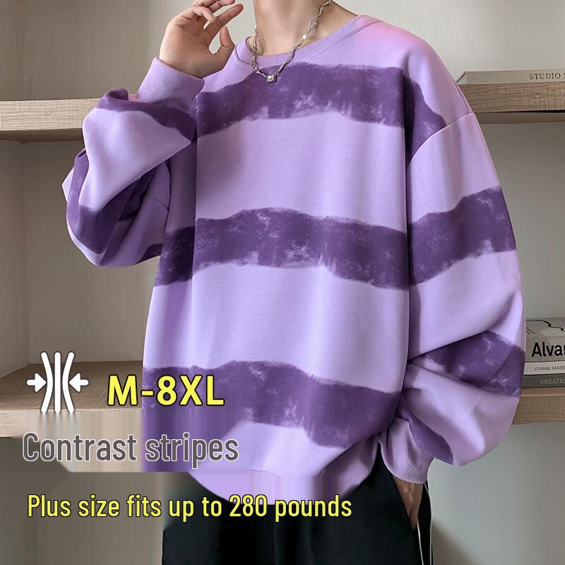 

Men s Casual Long Sleeve Round Neck Plus Size Hoodie 6XL