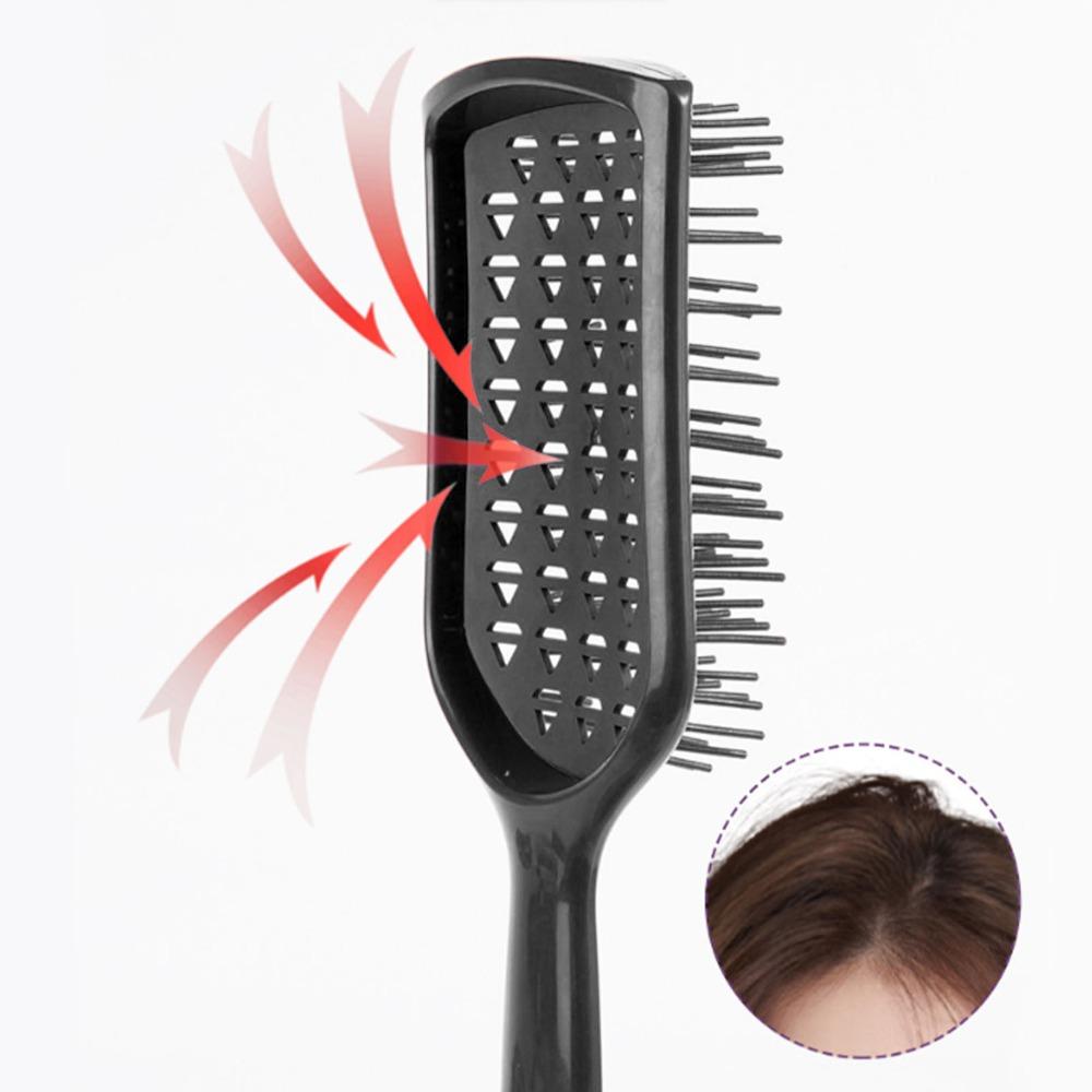 Anti-Tangle Paddle Detangling Brush Professional Ventilated Hairbrush  Curly Hair Styling