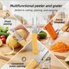 3 In 1 Stainless Steel Vegetable Peeler Multifunction Fruit Slicer Shredder Kitchen Cutter Tool for Potato Carrot Cucumber Use