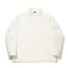 Puffer Jackets Men's Frost White Stand Collar Moderate AJMV179-3