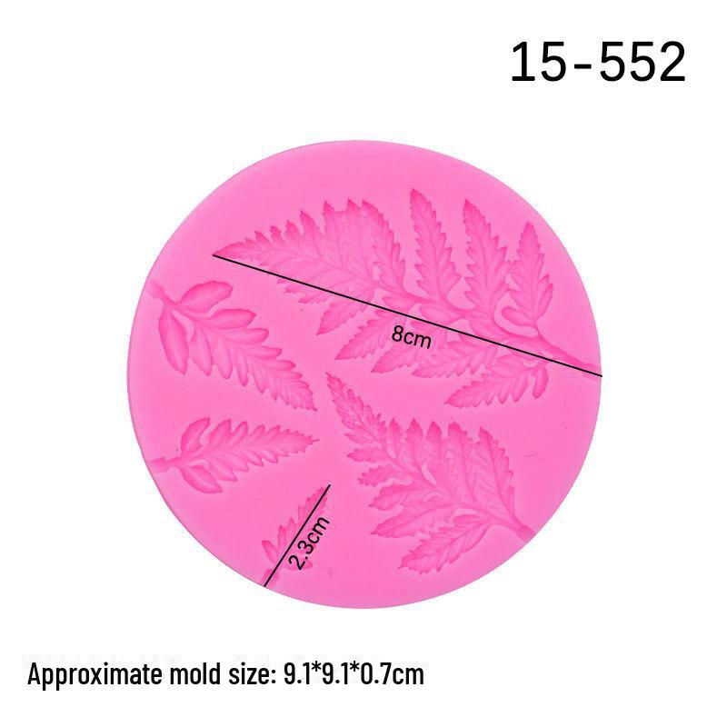 Mimosa Silicone Mold - Tropical Fern Leaf Cake Decoration