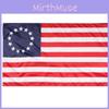 Vintage 13 Star Flag American Us Colonies Betsy Ross Retro Design In Red White Blue 3x5ft