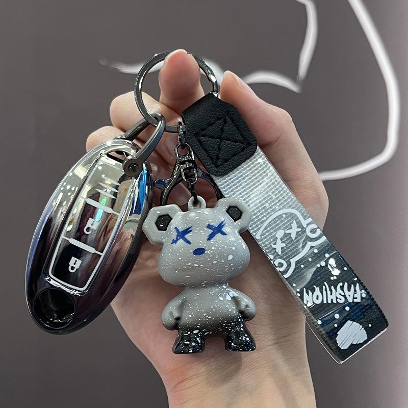 Nissan 14th Gen Key Case for Sylphy, Teana, Qashqai, X-Trail, Tiida, Bluebird, Terra, Murano - Car Shell Buckle Accessories