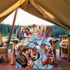 1pc, Chip 'n Dale and Friends Blanket Cute Home Decor for All Seasons Perfect Gift for Animal Lovers Soft Throw Blanket Ideal for