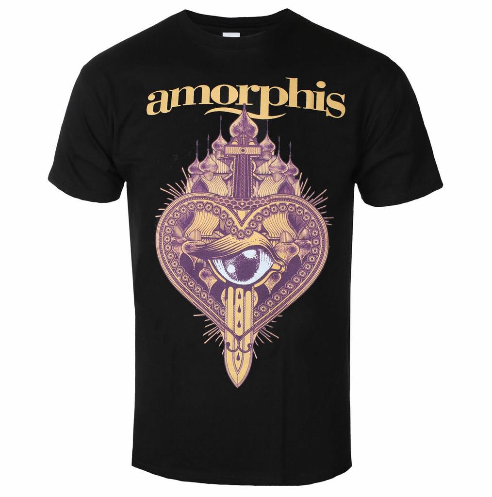 Summer Amorphis Graphic Cotton Band Tshirt Unisex Summer Short Sleeve Fashion Brand Tee Luxury Casual Vintage Tees