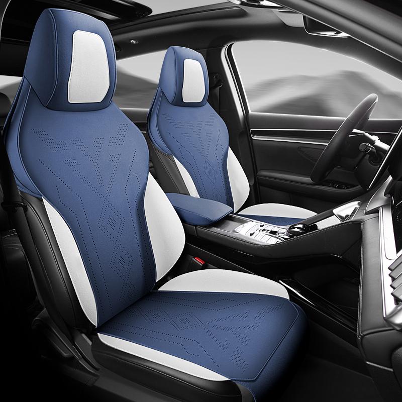 Premium Suede Car Seat Cover Pads For BYD Song Plus 2020-2026 Accessories Breathable Seat Cushion All Seasons Ptotection Mats