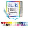 LANGUO 24/36/48/60Colors/box Direct Liquid Acrylic Paint Marker Pens Set Color Marker Pen for DIY Painting Drawing Ceramic Glass