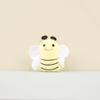 Charming Plush Bee Keychain Doll Cute Cartoon Backpack Accessory With Short Plush Material