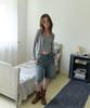 Aente Vintage Washed Half Denim Pants