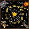 Tarot Card Tablecloth 12 Constellations Divinations Cards Table Cloth Tapestry