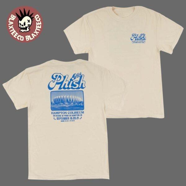 Phish Hampton Virginia 2025 Event Two Sided T-Shirt S-5XL Unisex T-Shirt XL