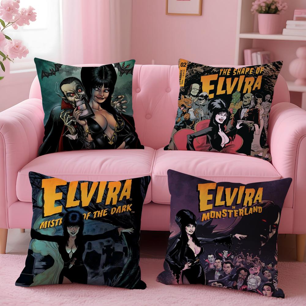 E-ElviraS Mistress Dark Cushion Cover Comfortable Reversible Pillow Cover Ideal for Car Sofa Bedroom & Beyond
