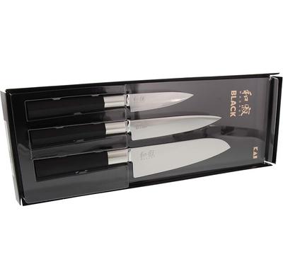 KAI Wasabi Black Kitchen Utensils, 3 Pieces (67S-310)