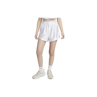 Sportswear Solid High-Waisted Side Button Casual Shorts Women Shorts White FQ0699-100