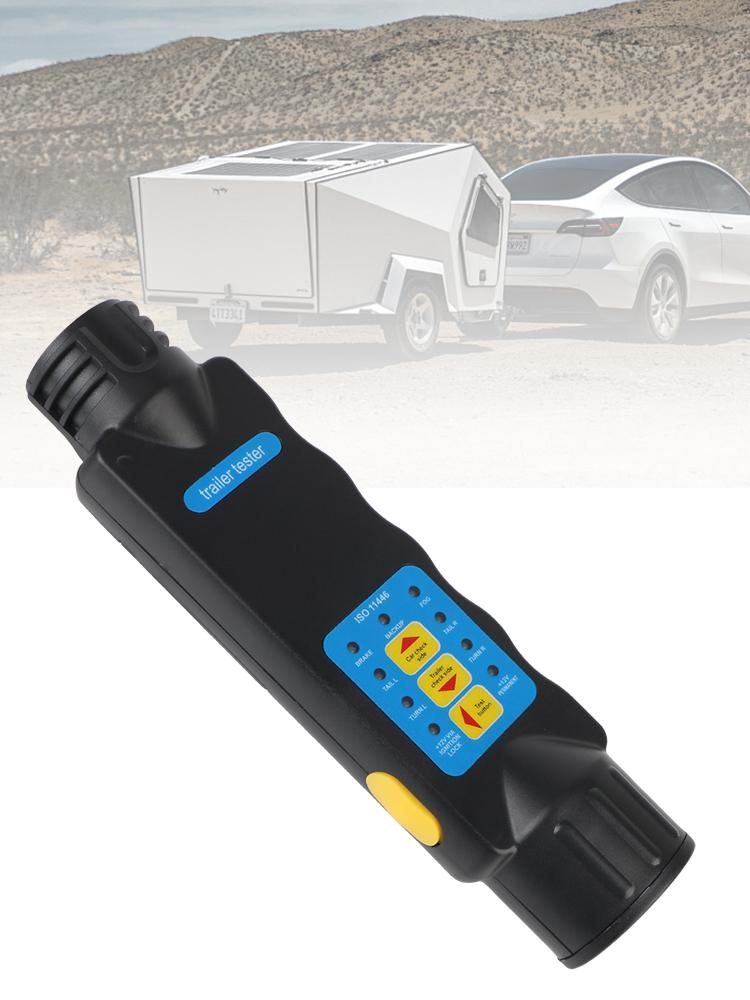 Wiring Circuit Light Test 13 Pin Car Truck Caravan Accessories Universal Trailer Plug Socket Tester Diagnostic Tools 12V