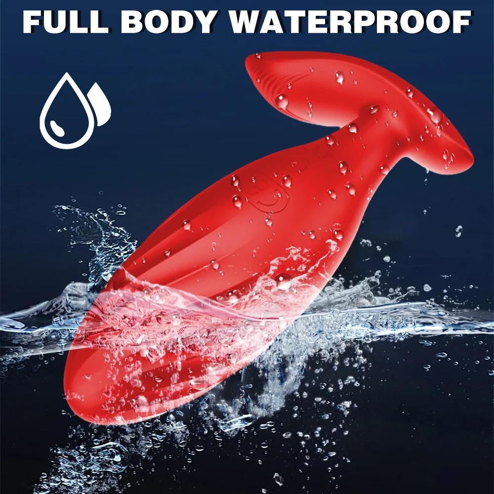 Vibrator 10 Speeds Anal Butt Plug Prostate Vibrating Massager Remote Control Female Masturbator Sex Toy for Women Men