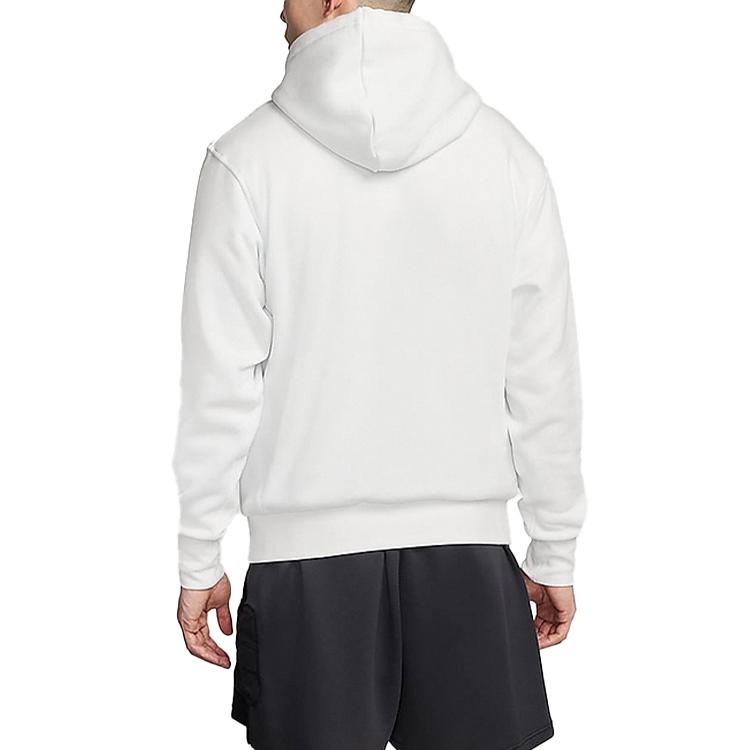 Nike Sabrina Fleece Hooded Skin-Friendly Long Sleeve Sweatshirt Unisex sweatshirt White FV3206-121
