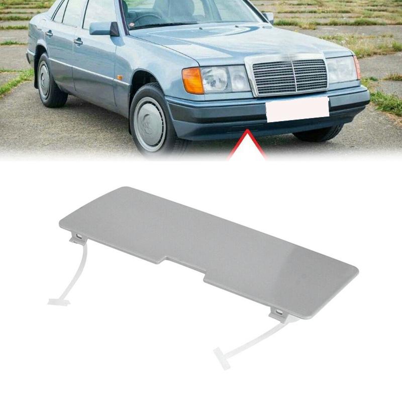 

For Benz E‑Class W124 Front Bumper Tow Hook Cover Towing Hole Lid Trailer Trim Cap Plate Traction Shell Cover GARY