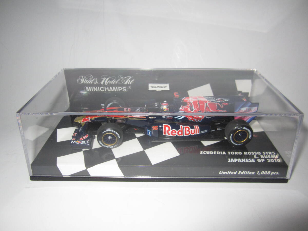 

[USED] PMA Mini Champs 1/43 Toro Rosso STR5 2010 Japanese Grand Prix No. 16 Sébastien Buemi Lawson Edition (with added antenna)