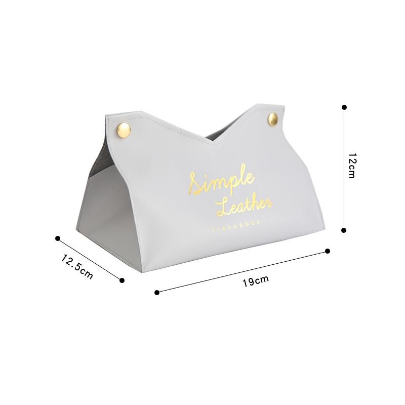 Simple Tissue Case Box Container Leather Retro Toilet Pumping Box Car Towel Napkin Papers Bag Holder Box Case Pouch Table Decor