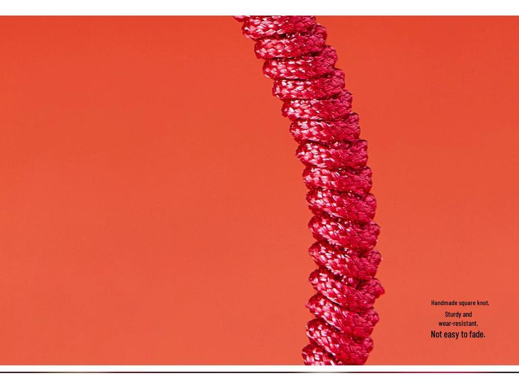 2025 Dragon Year Cinnabar Zodiac Guardian Hand-Woven Red Rope Bracelet for All Genders and Children