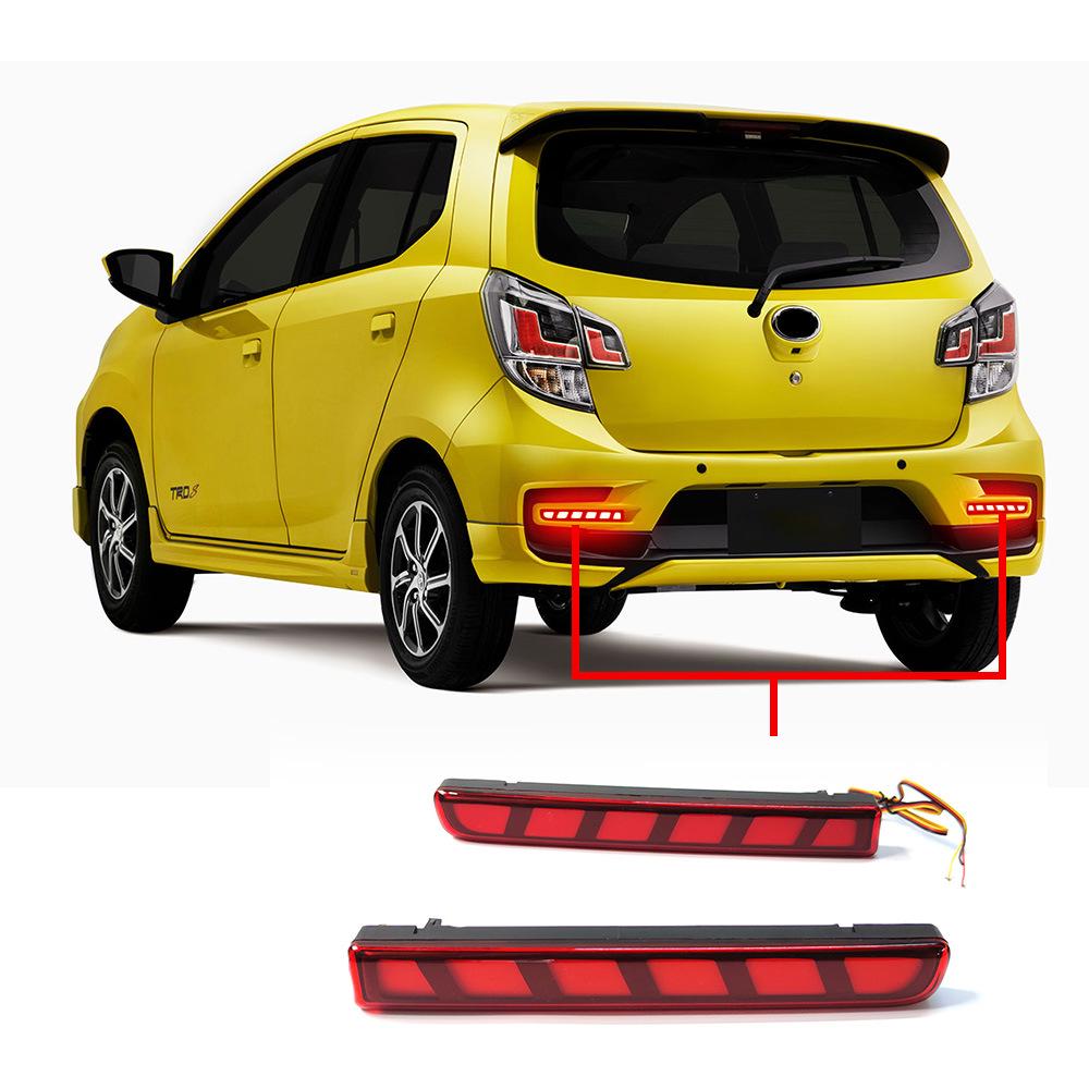 YCL Rear Bumper Light for Toyota WIGO/AGYA: Turn Signal, Streamer, Surround Light