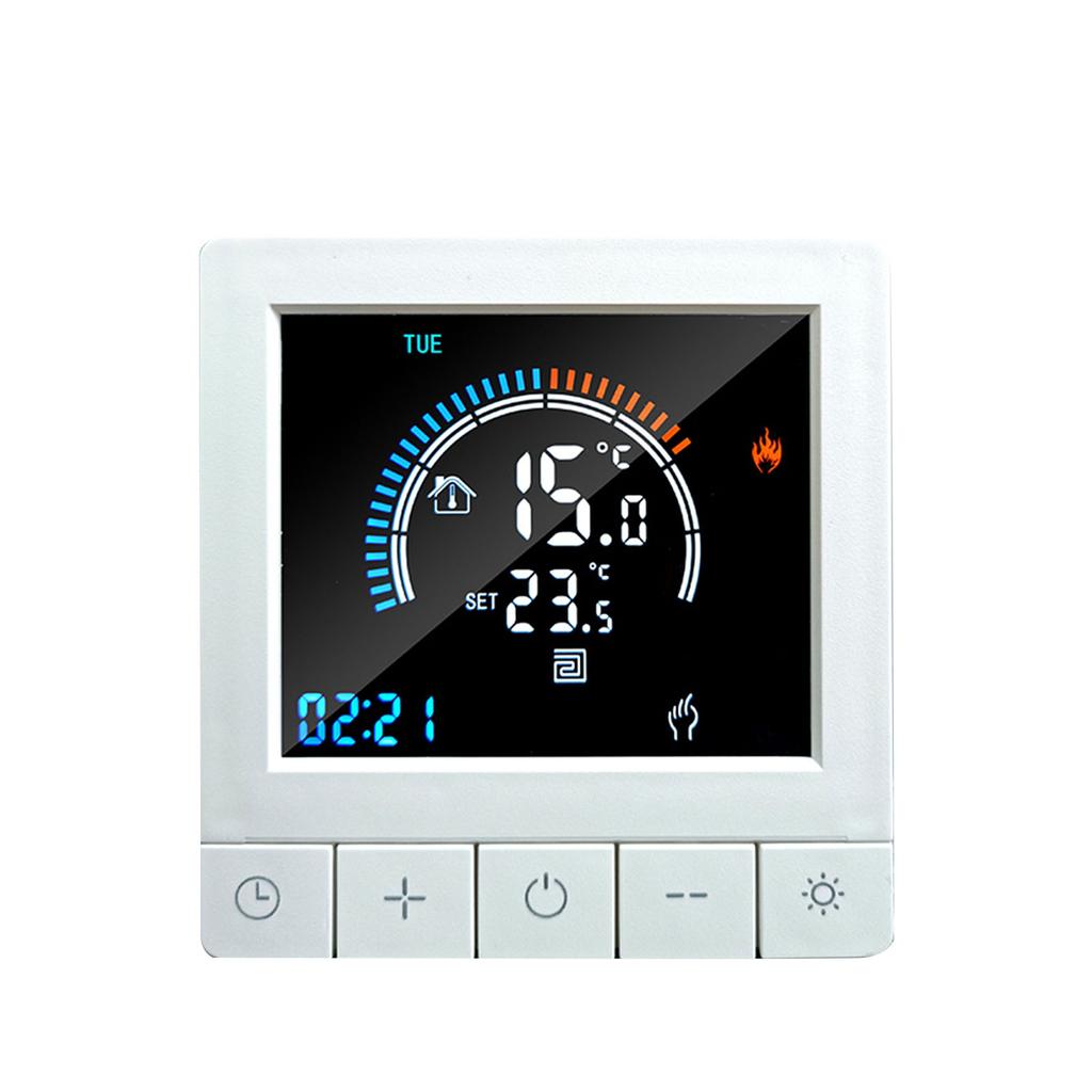 Programmable Digital Thermostat with Child Lock WiFi LCD Display NTC Sensor Water Heating Warm Floor Underfloor Temperature