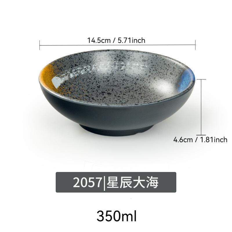 Pretty Melamine Sauce Dishes Japanese Restaurant Dipping Soy Container Seasoning Plate Kimchi Bowl Frosted Tableware for Kitchen