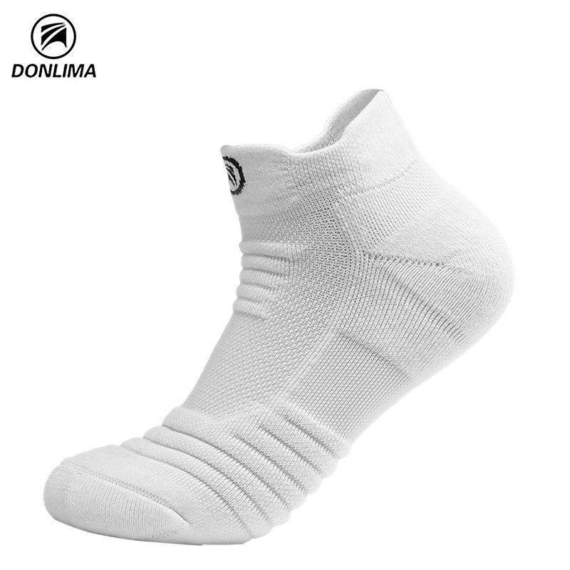 Men's Cross-Border Breathable Mesh Sports Socks - Spring/Summer Running & Basketball Thick Towel Bottom Short Socks