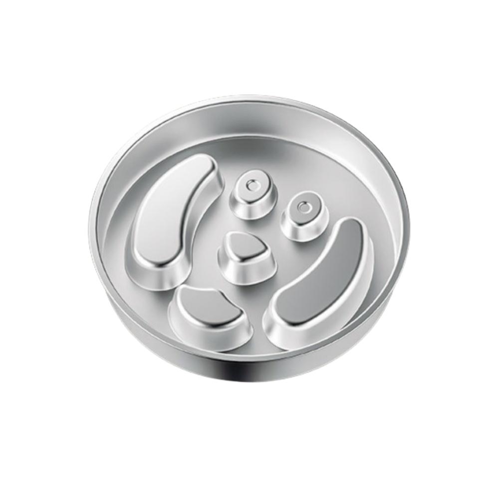 Non-Slip Dog Feeding Bowl 304 Stainless Steel Pet Lick Plate New Pet Food Bowl Pet Supplies