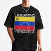 Venezuela Venezuelan Flag T Shirt Washed Short Sleeve Harajuku TShirt Retro Men Women Streetwear Graphic Printed Tees