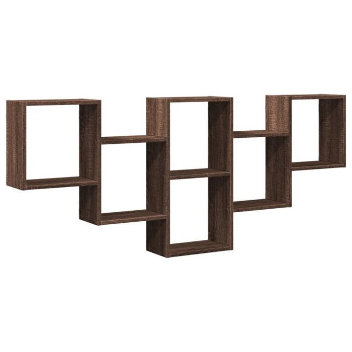 VidaXL Wall Shelf Brown Oak 159x18x66 Cm Engineered Wood, Floating Shelf, Wall Display Shelf, Shelf 853305