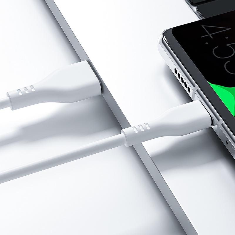High-Current Type-C USB Cable for OPPO, Huawei, Xiaomi - 2.4A Flash Charge, Durable PVC