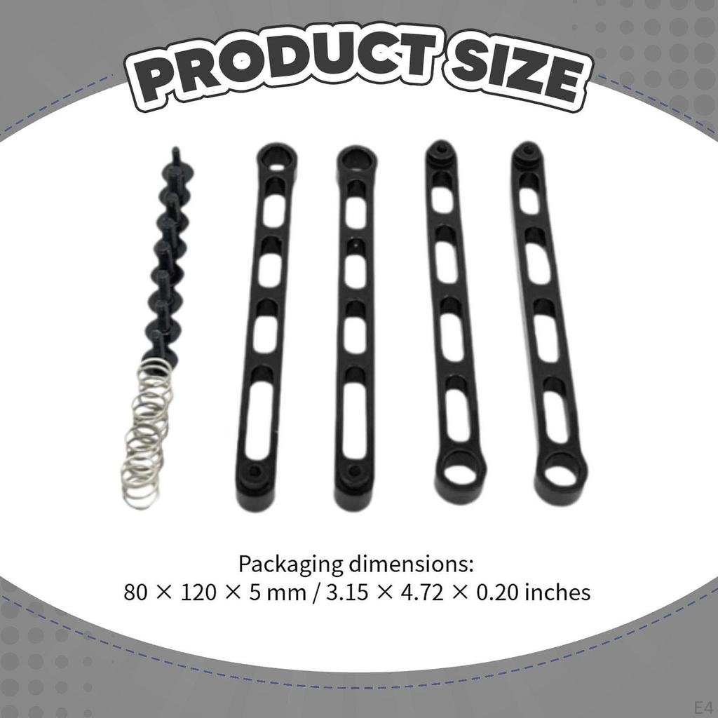 1/12 RC Car Front Axle Pull Rod Set Directly Replace Parts Accessories for MN82 MN82S