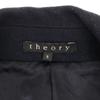 Theory Langarm Wollmantel S Marineblau Damen Gebraucht