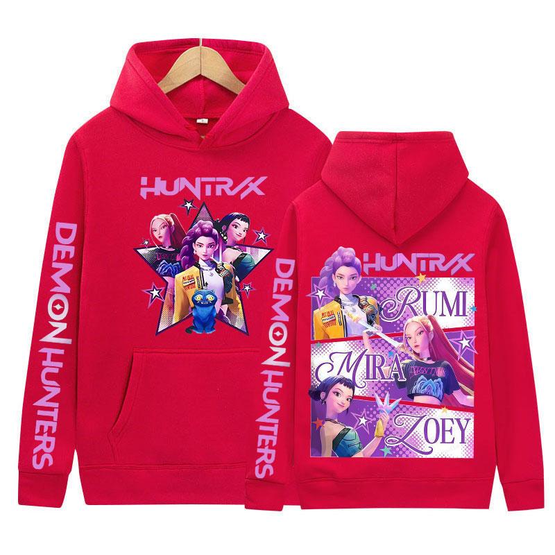 Demon Hunters Hoody 2025 K-pop Movie Aesthetic Clothing Graphic Sweatshirt Men Women Fashion Harajuku Long Sleeve Pullover Hoody