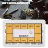 Silver Watch Casing Clamp Steel Watch Repair Tool Portable Watchmaker Tool Set  Watchmaker Use