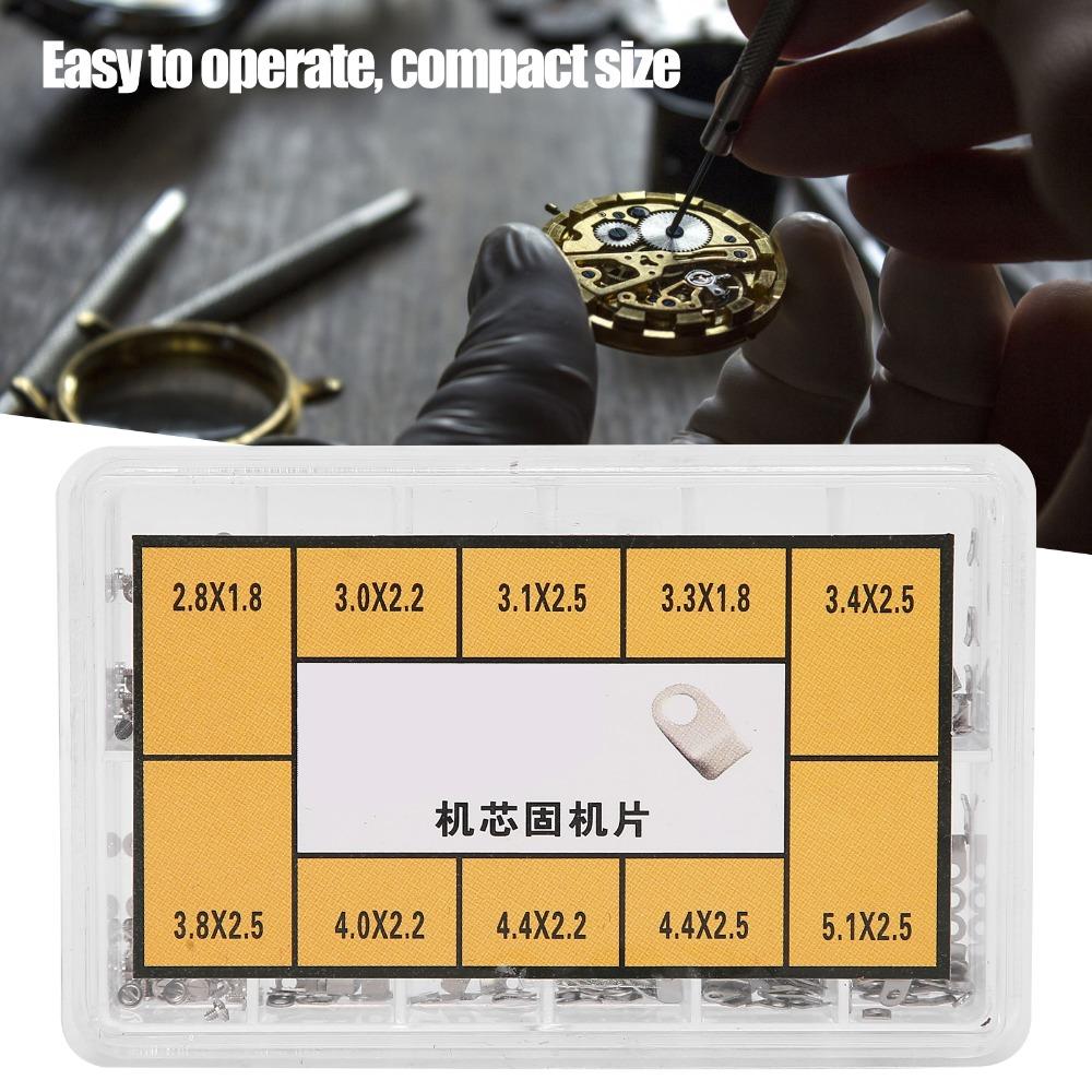 Silver Watch Casing Clamp Steel Watch Repair Tool Portable Watchmaker Tool Set Watchmaker Use