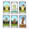 Tarocchi Fiabeschi per Principianti Set con Libretto 78 Carte 6 Carte di Corte Extra di Animali Carini Gioco di Carte