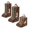 3Pcs Waterproof Shoe Bags for Cowboy Boot and Sneakers Shoes Travel Organizers X3UC